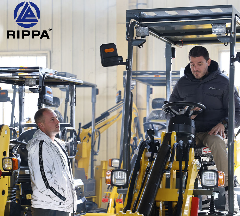 Spanish dealers came to test the machine