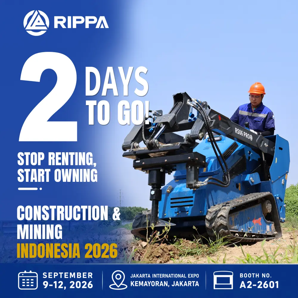 2 Days to Go: Discover the RIPPA RS06 PRO Skid Steer Loader in Jakarta