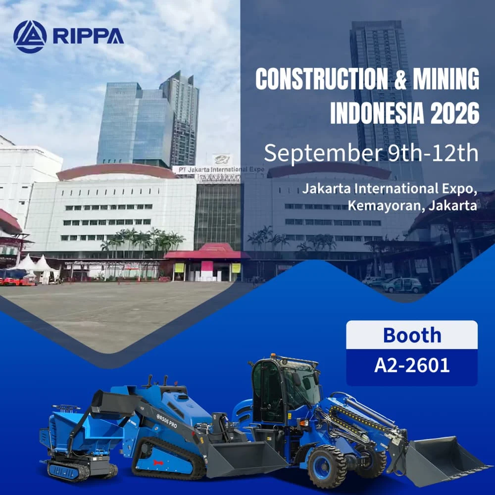 RIPPA GROUP Brings Excavators and Compact Machinery to Jakarta for Construction & Mining Indonesia 2026